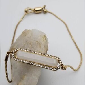 Imperfectly perfect bar bracelet trendy‎ crystal